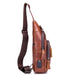 Genuine Leather Crossbody USB Bag - More than a backpack
