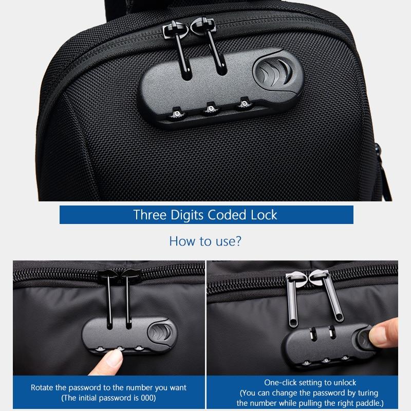 Anti-theft Waterproof Crossbody Backpack - More than a backpack
