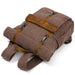 Canvas and Leather Roll-Top Vintage Backpack - More than a backpack