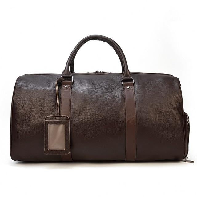 Genuine Leather Travel Bag - More than a backpack