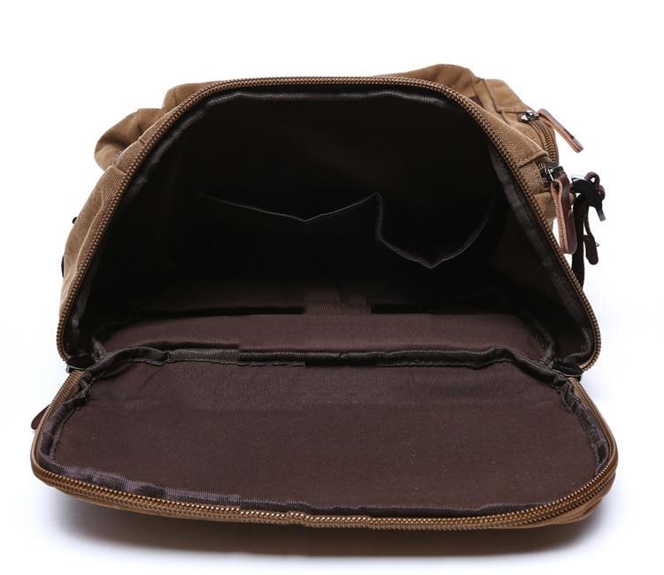 Large Vintage Canvas Backpack - More than a backpack