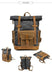 Military Roll-top Canvas Backpack - More than a backpack