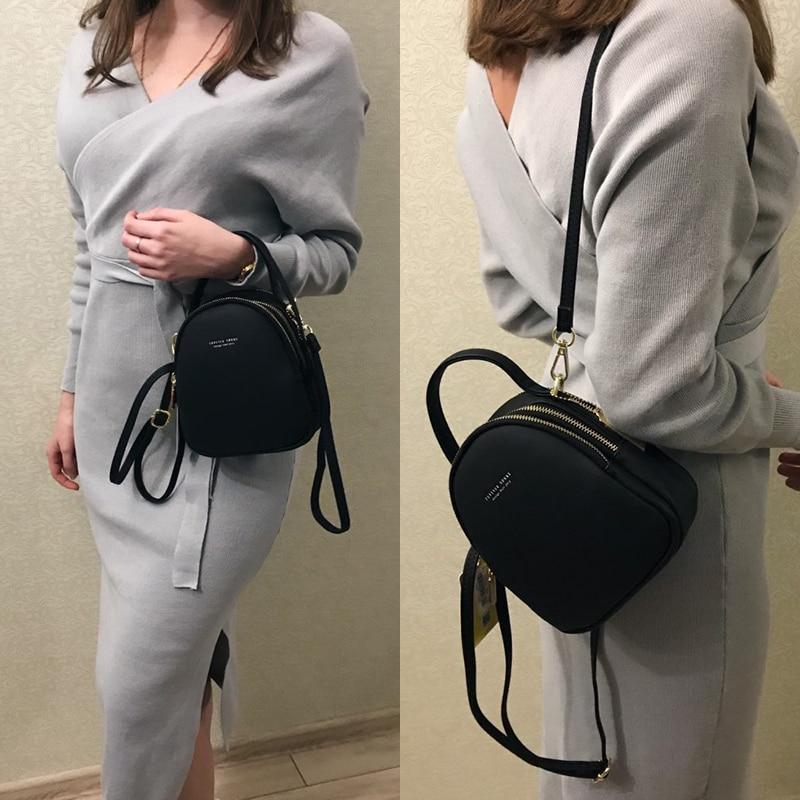 Soft Faux-Leather Mini Backpack - More than a backpack