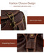 Vintage Faux Leather Drawstring Backpack - More than a backpack