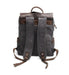 Vintage Leather & Canvas Backpack - More than a backpack