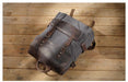 Vintage Leather & Canvas Backpack - More than a backpack
