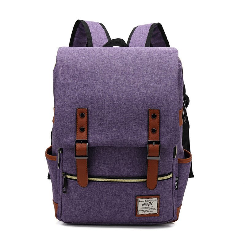 Vintage Oxford Travel Laptop Backpack - More than a backpack
